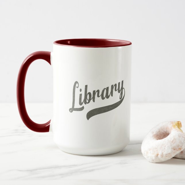 Random Varsity - Bibliotek Mugg (Med munk)