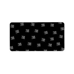 Randomiserad design, Logotyp eller bild för företa Adressetikett