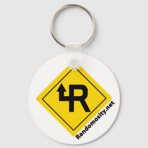 Randomosity logotyp Keychain Nyckelring