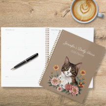 Randrigt kattblommönster