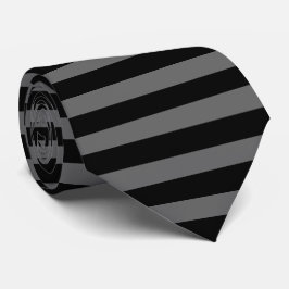 randsvart & grå färg slips