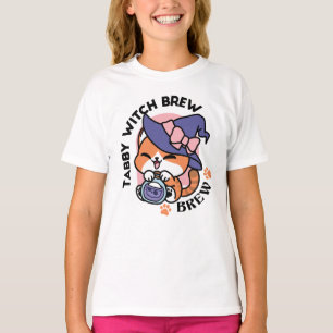 Randy Häxa Brygd – Sött Halloween Katt Design T Shirt