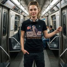 Randy katt på månastronaut Rollig Retro T-Shirt