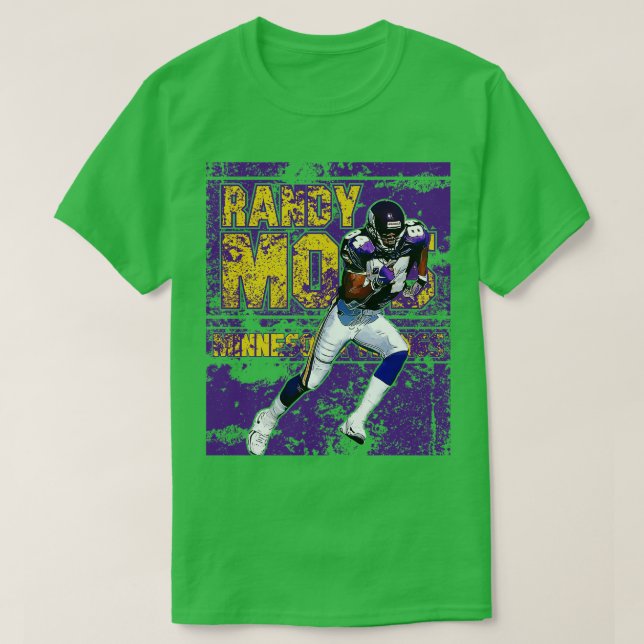 Randy moss Minnota vikings T Shirt (Design framsida)
