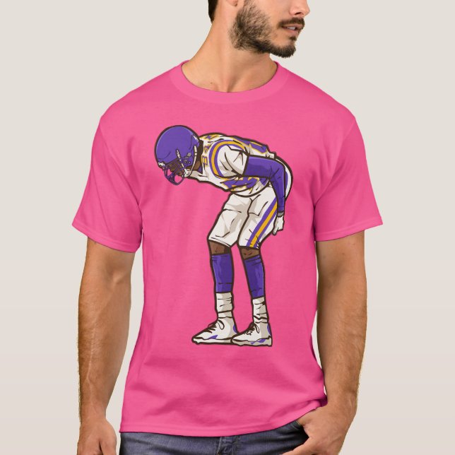 Randy Moss Mooning Tecknad T Shirt (Framsida)