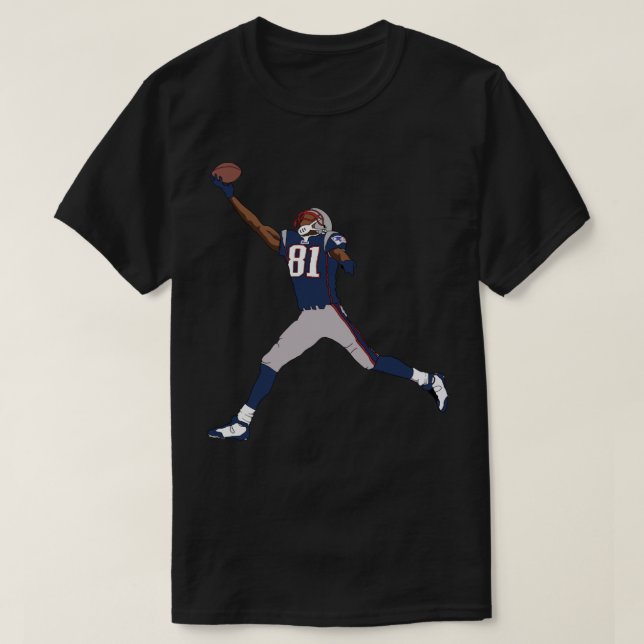 Randy Moss Patriots Sticker T Shirt (Design framsida)