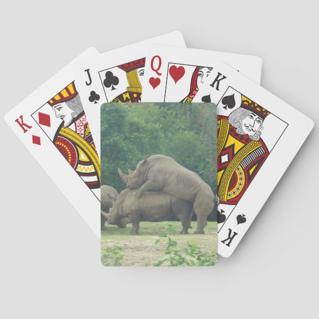 Randy Rhinos Spelkort (Baksidan)