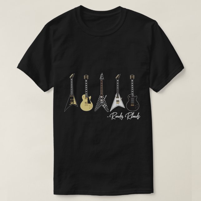 Randy Rhoads-gåvor till Fläkt, För manar och kvinn T Shirt (Design framsida)