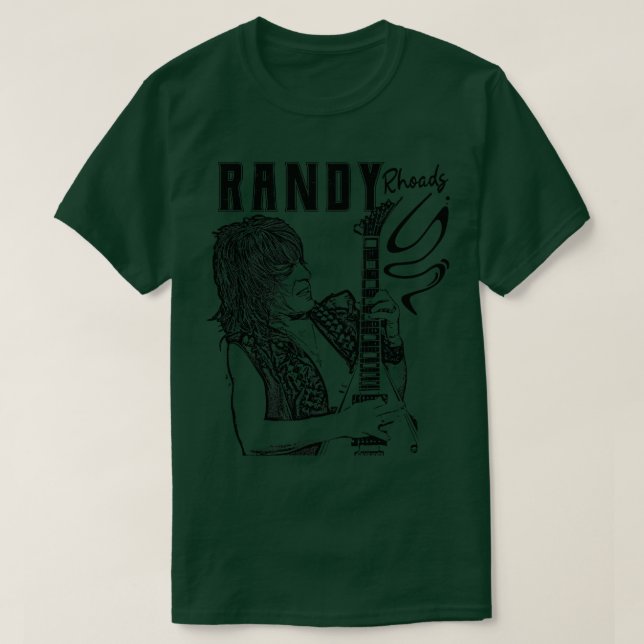 Randy Rhoads Guitarist T Shirt (Design framsida)