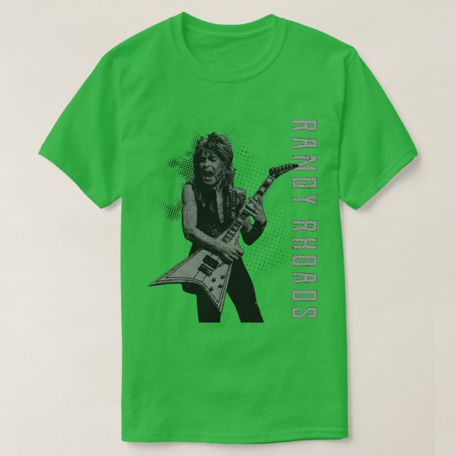 Randy Rhoads Illustrations T Shirt (Design framsida)