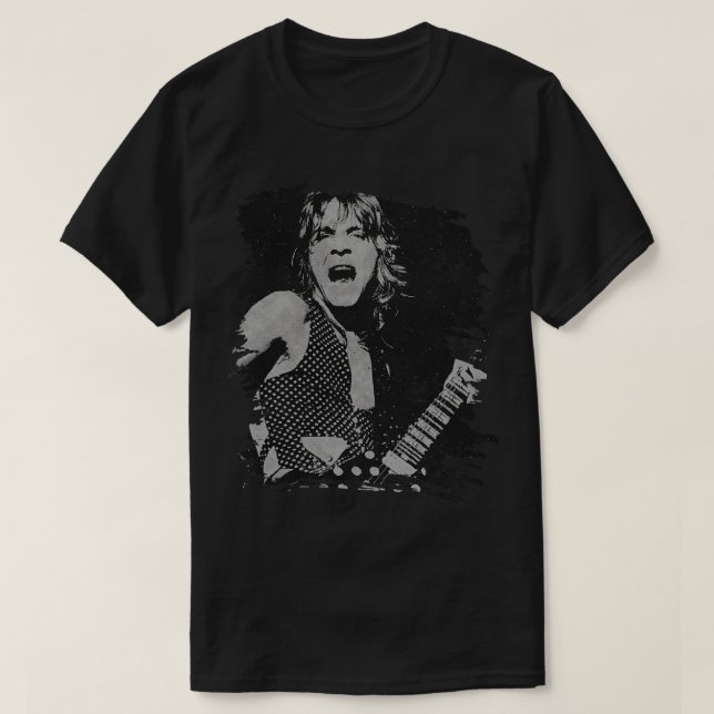 Randy Rhoads Retro Poster T Shirt (Design framsida)