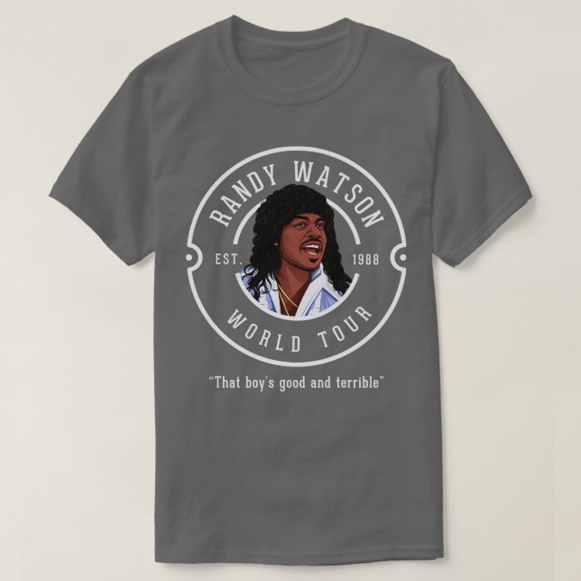 Randy Watson World Tour Est 1988 T Shirt (Design framsida)