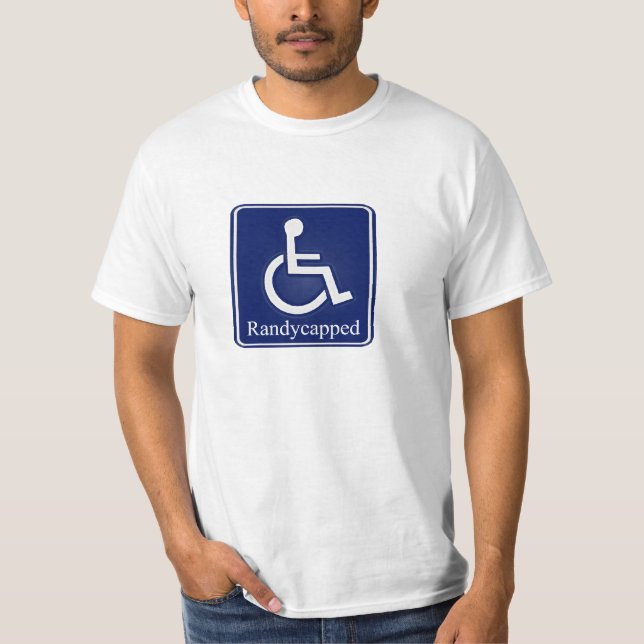 Randycapped T-shirt (Framsida)