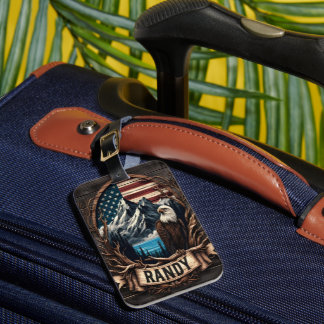 Randy's American Eagle Bagagebricka