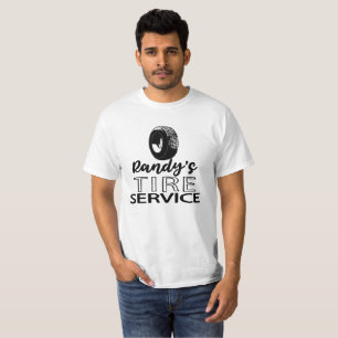 Randy's Däck Service   Svart Logotyp   Du anpassar T-shirt
