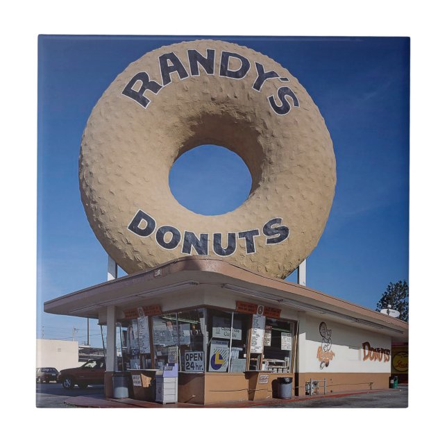 Randys DonutsKalifornien arkitektur Kakelplatta (Framsidan)