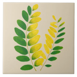 "Rang De Basanti" på en keramik Tile (II) Kakelplatta