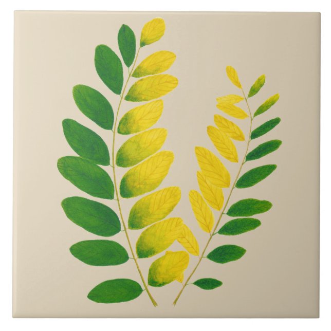 "Rang De Basanti" på en keramik Tile (II) Kakelplatta (Framsidan)