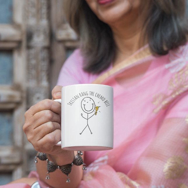 Rang the Chemo Bell-Anpassadet Kaffemugg (Skapare uppladdad)