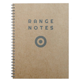 Range Notes - Shooting Range Logbook Anteckningsbok