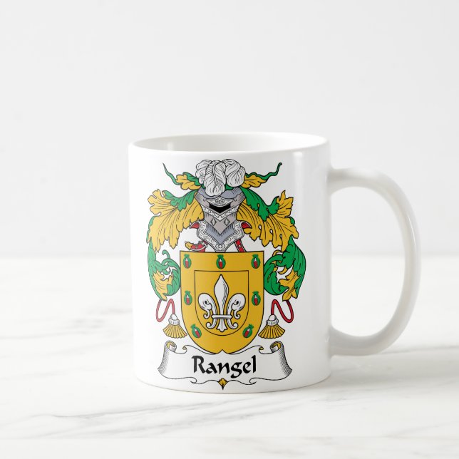 Rangel familjvapensköld kaffemugg (Höger)
