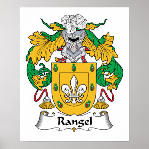 Rangel familjvapensköld poster