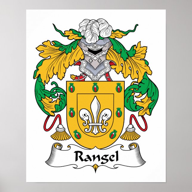 Rangel Family Crest Poster (Framsidan)