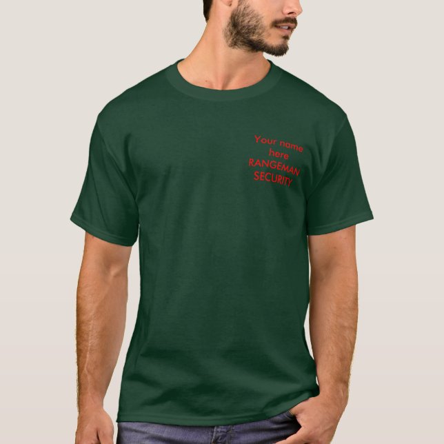 RANGEMAN-SÄKERHET T-SHIRT (Framsida)