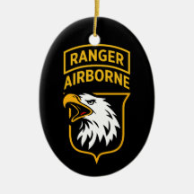 Ranger Airborne Screaming Eagles Märklapp