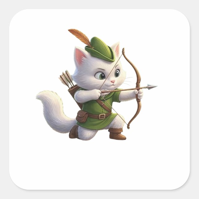 Ranger Kitten Archer Klistermärke (Framsida)
