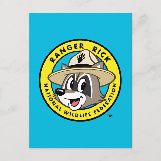 Ranger Rick | Ranger Rick-logotyp Vykort (Framsida)