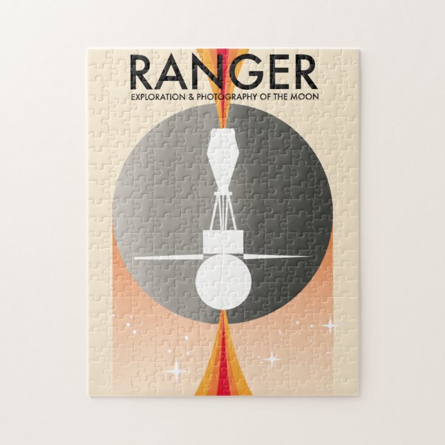 Ranger-utforskning och fotografering av månen pussel (Vertikal)