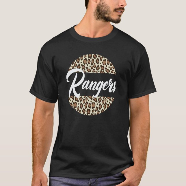 Rangers High School Mascot Sports Team Women's Ran T Shirt (Framsida)