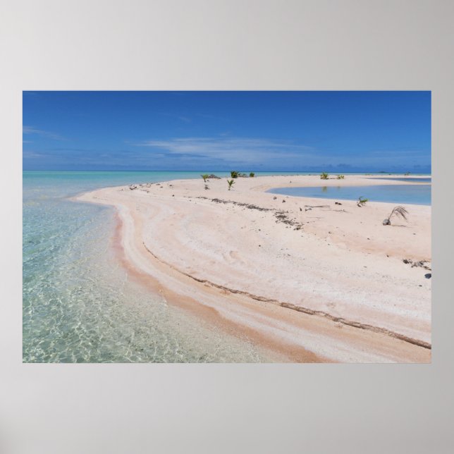 Rangiroa Blue Lagoon Poster (Framsidan)