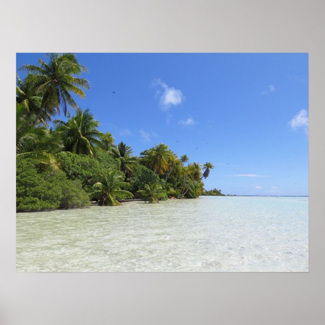 Rangiroa Blue Lagoon Poster (Framsidan)