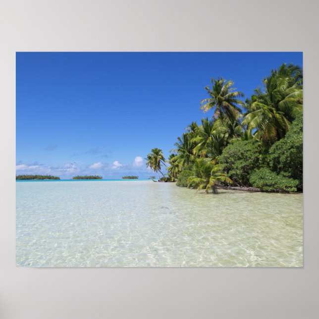 Rangiroa Blue Lagoon Poster (Framsidan)