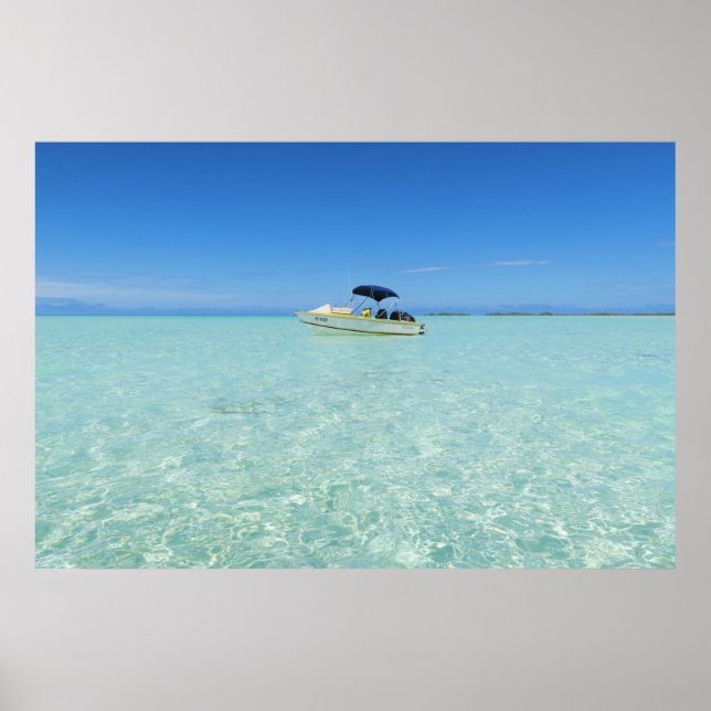 Rangiroa Blue Lagoon Poster (Framsidan)