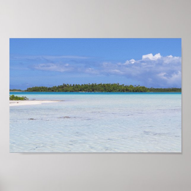 Rangiroa Blue Lagoon Poster (Framsidan)