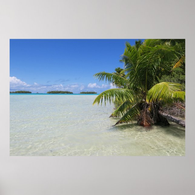 Rangiroa Blue Lagoon Poster (Framsidan)