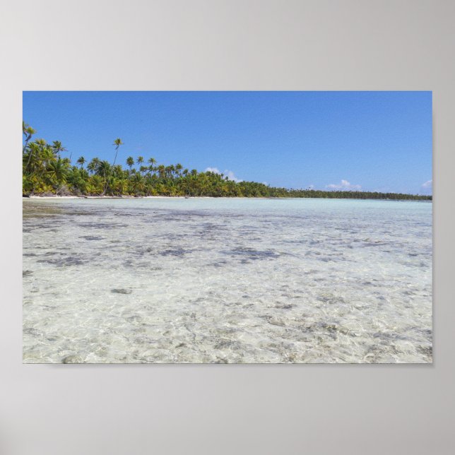 Rangiroa Blue Lagoon Poster (Framsidan)
