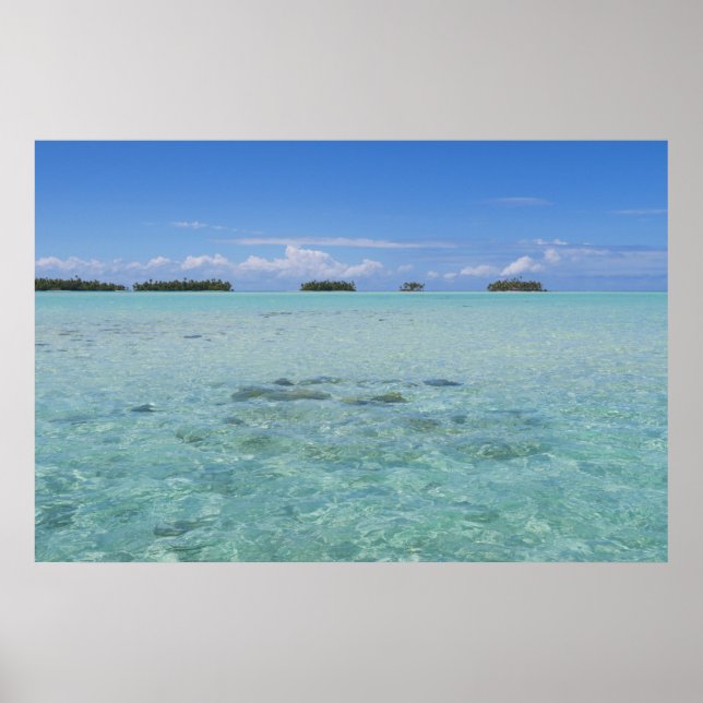 Rangiroa Blue Lagoon Poster (Framsidan)