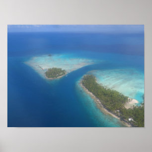 Rangiroa Fransk Polynesien Poster