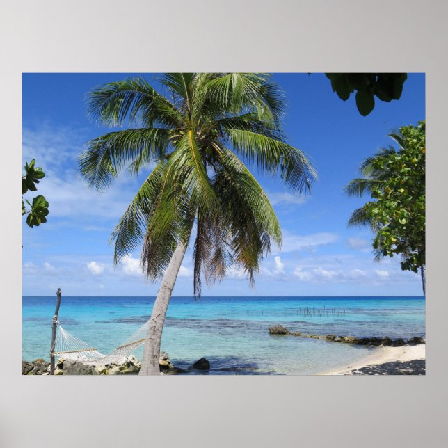 Rangiroa Fransk Polynesien Poster (Framsidan)