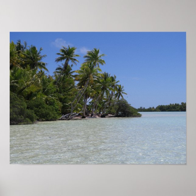 Rangiroa Fransk Polynesien Poster (Framsidan)