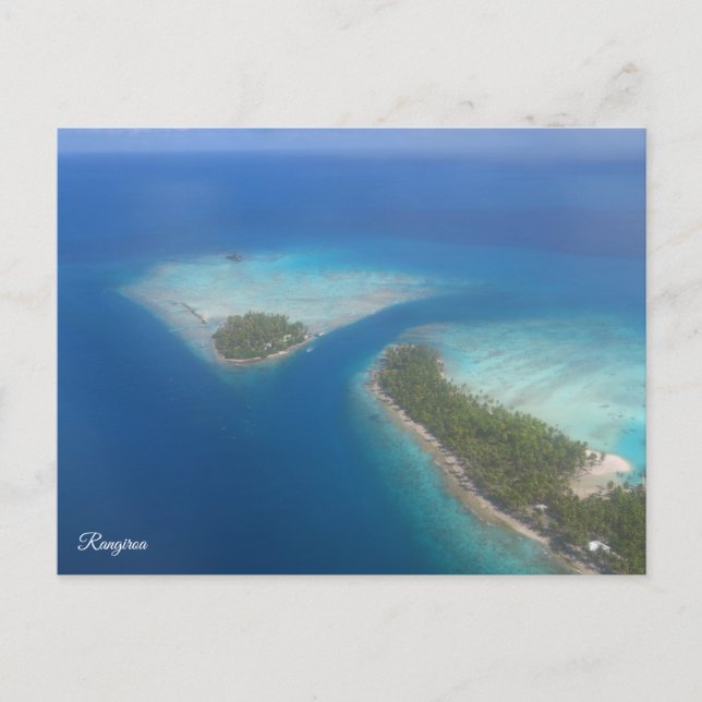 Rangiroa Franska Polynesien Helg Vykort (Framsida)