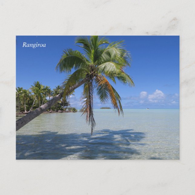 Rangiroa Franska Polynesien Helg Vykort (Framsida)