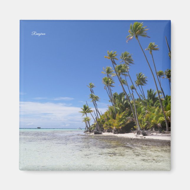 Rangiroa palmer magnet (Framsidan)
