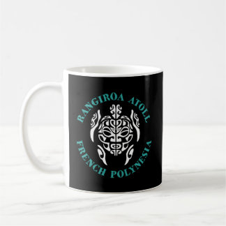 Rangiroa Sea Turtle Fransk Polynesia Kaffemugg