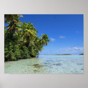 Rangiroa tropiska ön poster