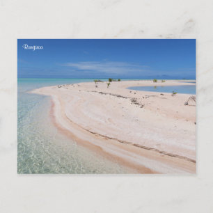 Rangiroa tropiska stranden vykort